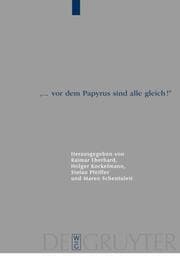 Cover von '...vor dem Papyrus sind alle gleich!'