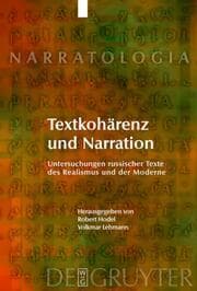 Cover von Textkohärenz und Narration