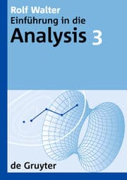 Cover von Rolf Walter: Einführung in die Analysis. 3