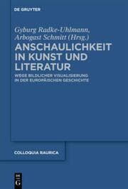 Cover von Anschaulichkeit in Kunst und Literatur