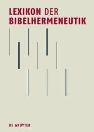 Cover von Lexikon der Bibelhermeneutik