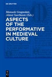 Cover von Aspects of the Performative in Medieval Culture