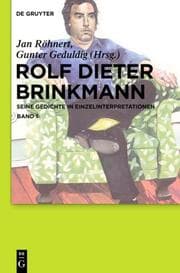 Cover von Rolf Dieter Brinkmann