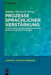 Cover von Prozesse sprachlicher Verstärkung