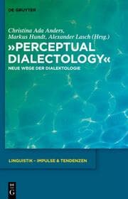 Cover von 'Perceptual Dialectology'