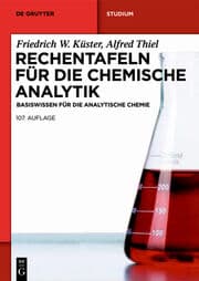 Cover von Rechentafeln für die Chemische Analytik
