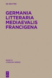 Cover von Lyrische Werke