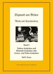Cover von Todten-Andenken und Himmels-Gedanken Gottes- und Todesgedanken