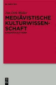 Cover von Mediävistische Kulturwissenschaft