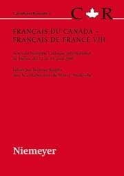 Cover von Francais du Canada - Francais de France VIII