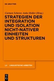 Cover von Strategien der Integration und Isolation nicht-nativer Einheiten und Strukturen
