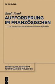 Cover von Aufforderung im Französischen