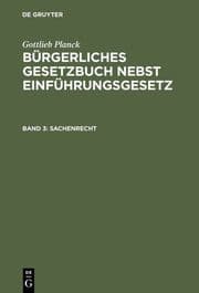 Cover von Sachenrecht