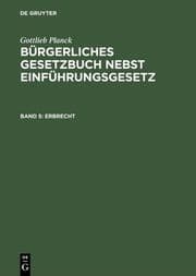 Cover von Erbrecht