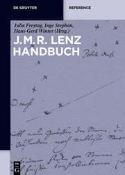 Cover von J.M.R.-Lenz-Handbuch