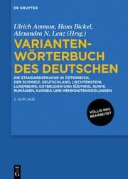 Cover von Variantenwörterbuch des Deutschen