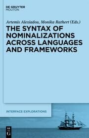 Cover von The Syntax of Nominalizations across Languages and Frameworks