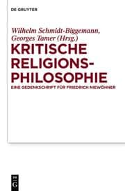 Cover von Kritische Religionsphilosophie