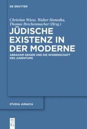 Cover von Jüdische Existenz in der Moderne