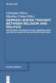 Cover von German-Jewish Thought Between Religion and Politics