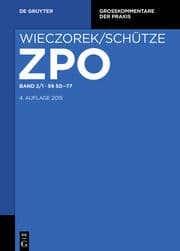 Cover von §§ 50-77
