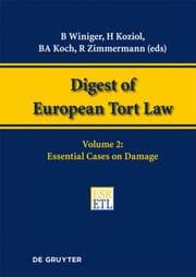 Cover von Digest of European Tort Law 2