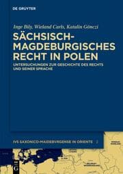 Cover von Sächsisch-Magdeburgisches Recht in Polen