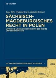 Cover von Sächsisch-magdeburgisches Recht in Polen