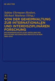 Cover von Von der Geheimhaltung zur internationalen und interdisziplinären Forschung