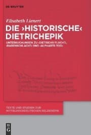 Cover von Die 'historische' Dietrichepik