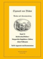 Cover von Der Briefwechsel zwischen Sigmund von Birken und Margaretha Magdalena Mülegk bzw von Birken und Adam Volkmann