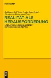 Cover von Realität als Herausforderung