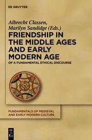 Cover von Friendship in the Middle Ages and Early Modern Age