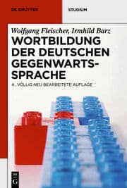 Cover von Wortbildung der deutschen Gegenwartssprache