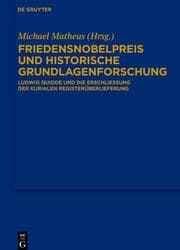 Cover von Friedensnobelpreis und historische Grundlagenforschung