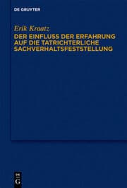 Cover von Der Einfluss der Erfahrung auf die tatrichterliche Sachverhaltsfeststellung