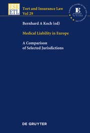 Cover von Medical Liability in Europe