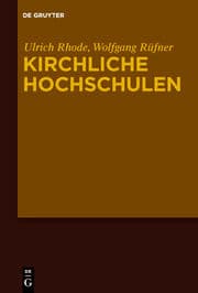 Cover von Kirchliche Hochschulen