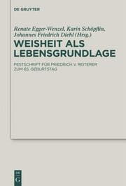 Cover von Weisheit als Lebensgrundlage
