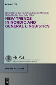 Cover von New Trends in Nordic and General Linguistics