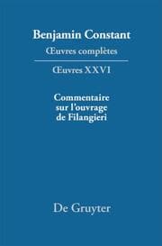 Cover von Ecrits politiques - Commentaire sur louvrage de Filangieri