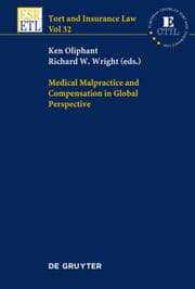 Cover von Medical Malpractice and Compensation in a Global Perspective