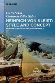 Cover von Heinrich von Kleist: Style and Concept