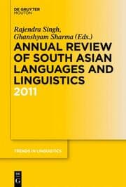 Cover von Annual Review of South Asian Languages and Linguistics