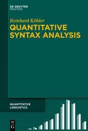 Cover von Quantitative Syntax Analysis