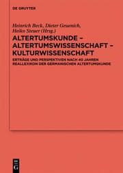 Cover von Altertumskunde - Altertumswissenschaft - Kulturwissenschaft