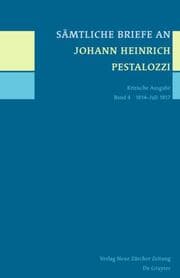 Cover von Sämtliche Briefe an Johann Heinrich Pestalozzi 4