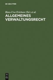 Cover von Allgemeines Verwaltungsrecht