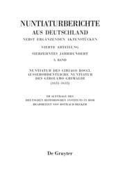 Cover von Nuntiatur des Ciriaco Rocci ausserordentliche Nuntiatur des Girolamo Grimaldi(1631-1633)