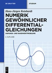 Cover von Numerik gewöhnlicher Differentialgleichungen